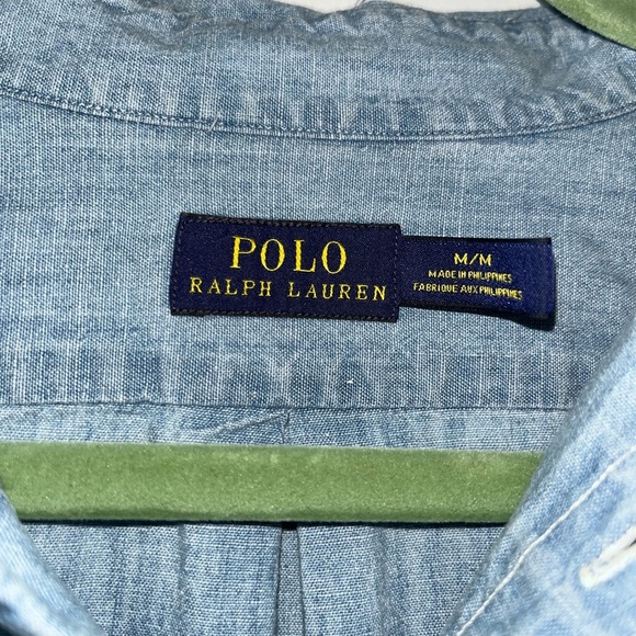 Polo by Ralph Lauren Women's Blue Denim Shirt - Picture 4 of 4